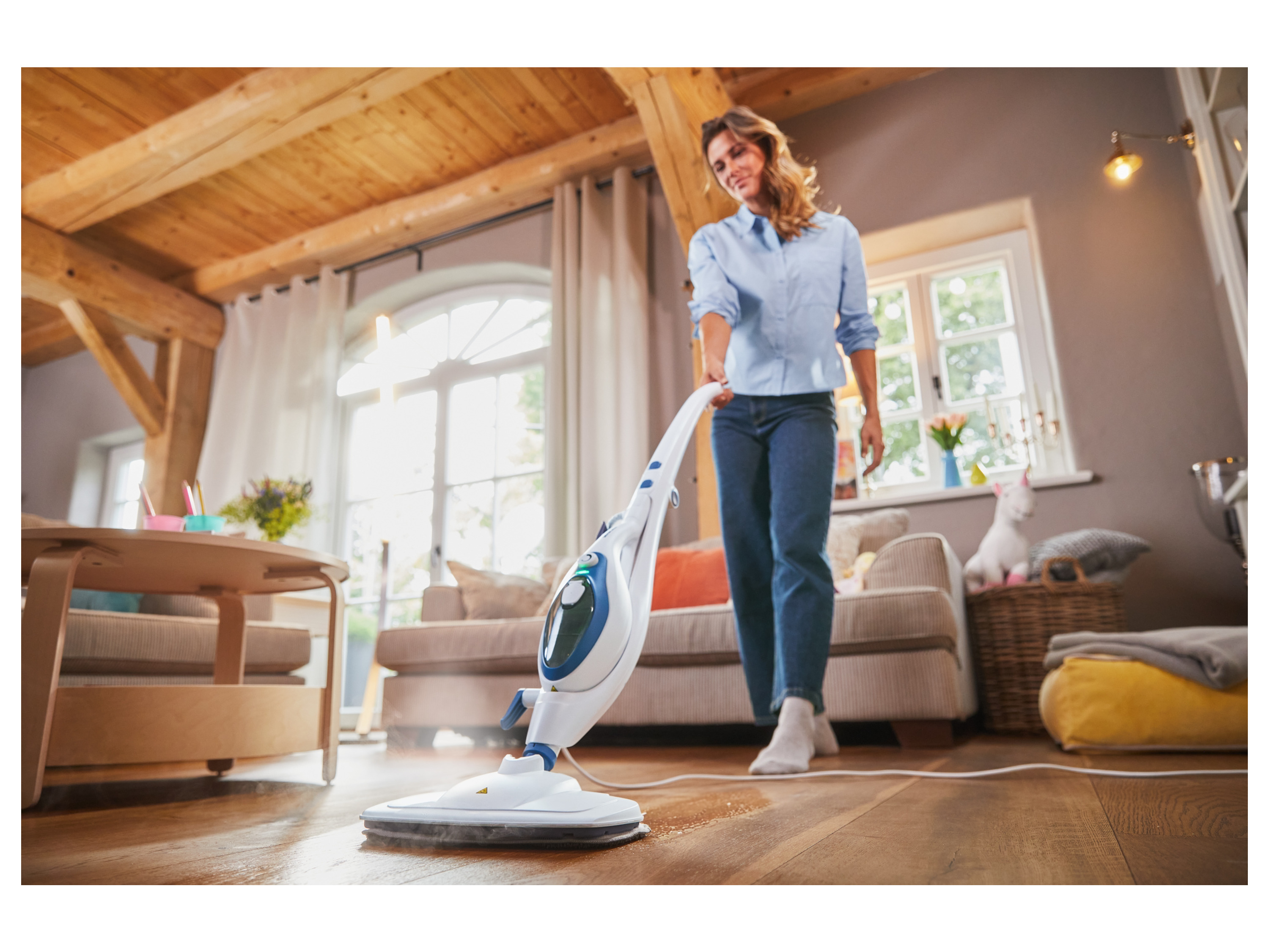 1500W Steam Mop & Handheld Steam Cleaner